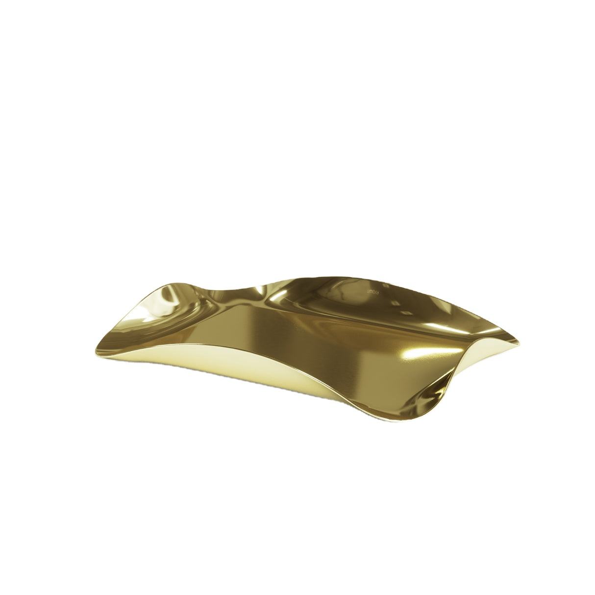 Metal serving trays and platters